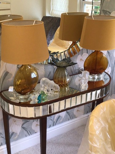 Laura ashley table lamps - table, and